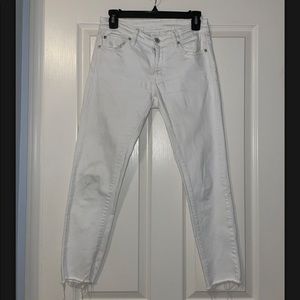 Ralph Lauren White Skinny Jeans Vintage Size 26